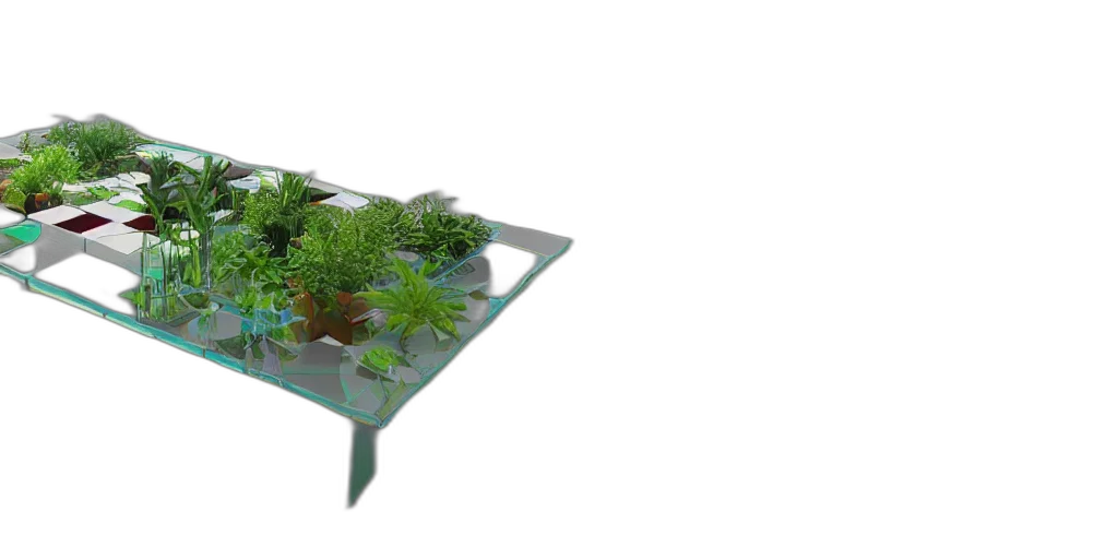 furniture, 3d render, photorealistic, concept art transparent PNG cut-out