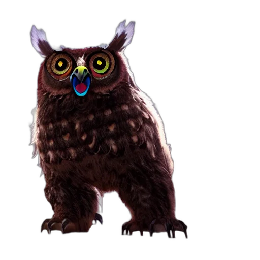 animal, creature, staff, face transparent PNG cut-out