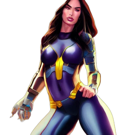 comic book art, concept art, fantasy art, cartoon transparent PNG cut-out