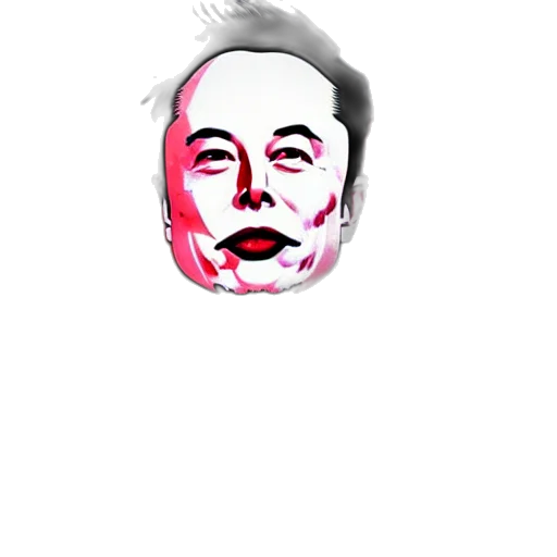 face, mask, robot, creature, cartoon, photorealistic, vaporwave, pixel art transparent PNG cut-out