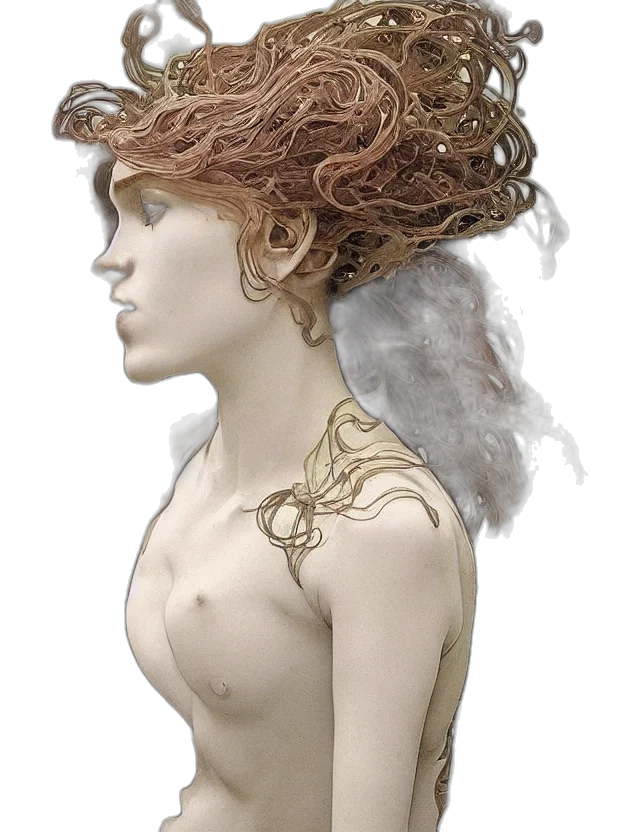 hair, jewelry, crown, mask transparent PNG cut-out