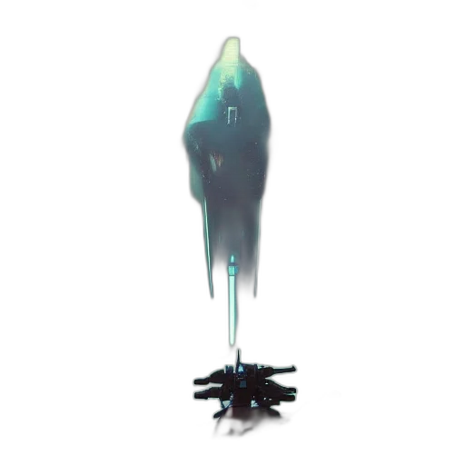 weapon, creature, staff, robot transparent PNG cut-out