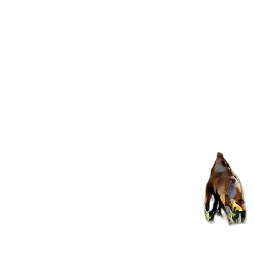 animal, creature, staff, weapon, pixel art, 3d render, concept art, photorealistic transparent PNG cut-out