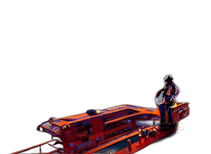 weapon, car, robot, staff, concept art, 3d render, pixel art, cyberpunk transparent PNG cut-out
