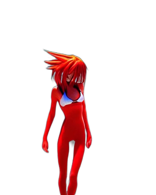 dress, creature, hair, mask transparent PNG cut-out