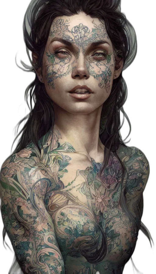 face, mask, jewelry, dress transparent PNG cut-out