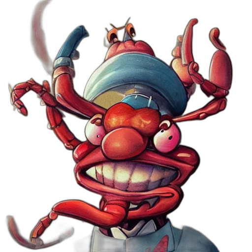 creature, hat, staff, crown transparent PNG cut-out