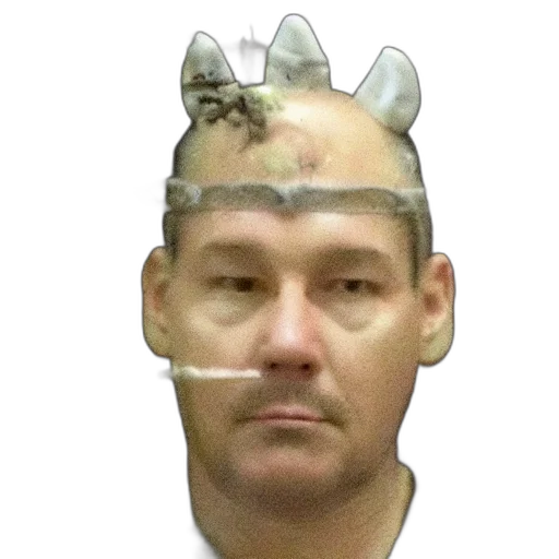 staff, mask, crown, animal, photorealistic, concept art, cyberpunk, inmate transparent PNG cut-out