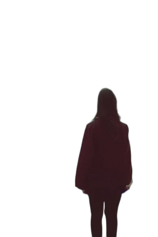 dress, jacket, face, staff, concept art, 3d render, fog, outer space transparent PNG cut-out
