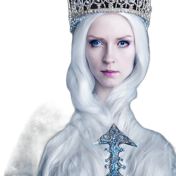 crown, face, jewelry, fantasy art, photorealistic, concept art, 3d render, blue transparent PNG cut-out