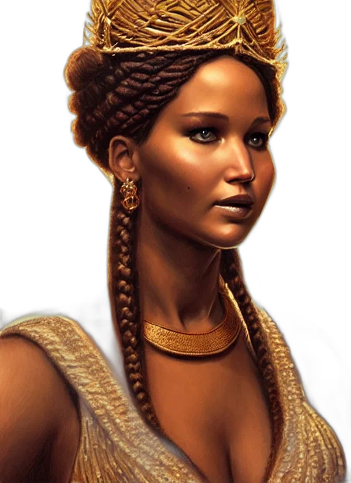jewelry, crown, face, staff, fantasy art, photorealistic, concept art, pixel art transparent PNG cut-out
