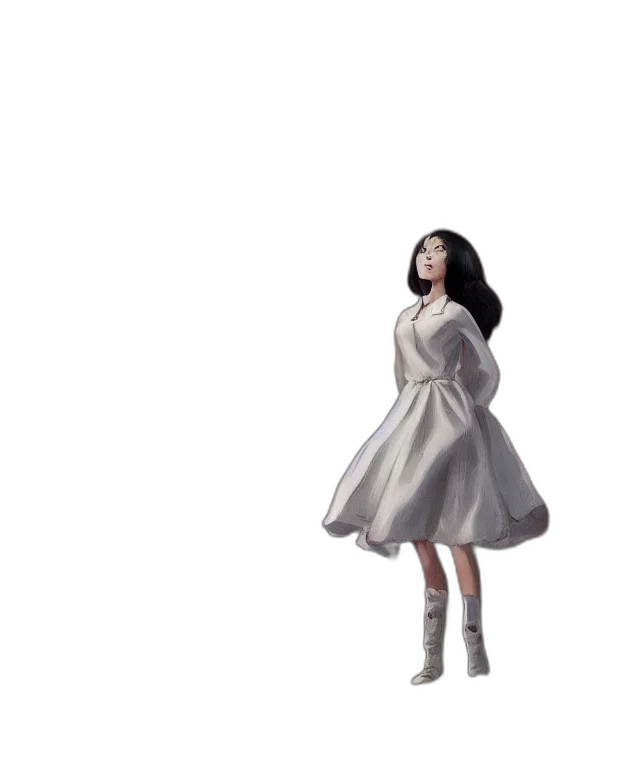 dress, robot, creature, concept art transparent PNG cut-out