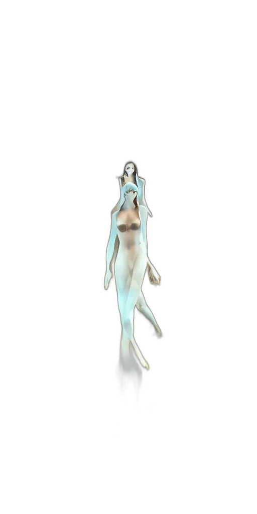 creature, dress, staff, jewelry transparent PNG cut-out