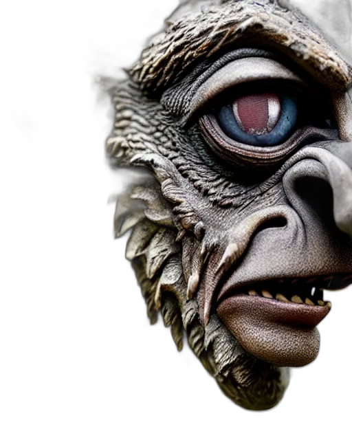 mask, creature, face, robot transparent PNG cut-out