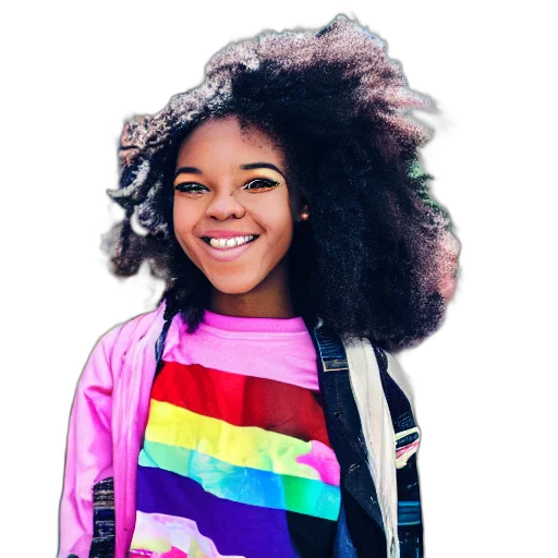 jacket, hair, face, dress transparent PNG cut-out