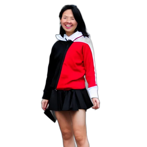jacket, dress, staff, robot transparent PNG cut-out