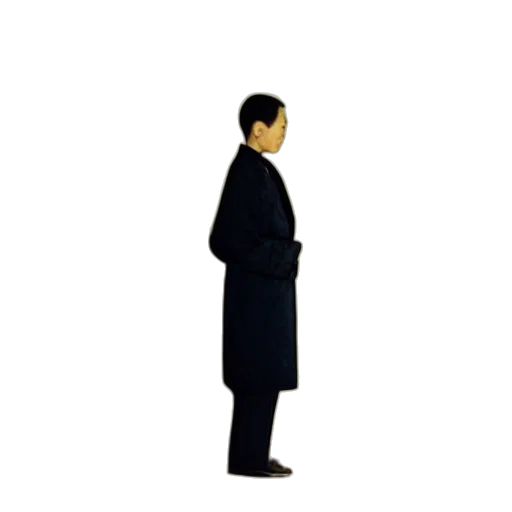 staff, jacket, umbrella, robot, concept art, photorealistic, pixel art, 3d render transparent PNG cut-out