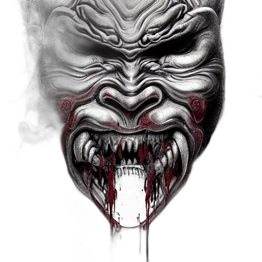 mask, face, creature, concept art transparent PNG cut-out