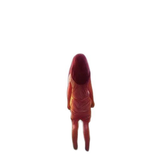 dress, hair, creature, jacket transparent PNG cut-out