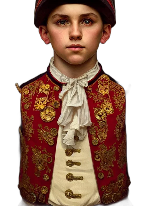 face, jacket, staff, crown, photorealistic, 3d render, concept art, oil painting transparent PNG cut-out