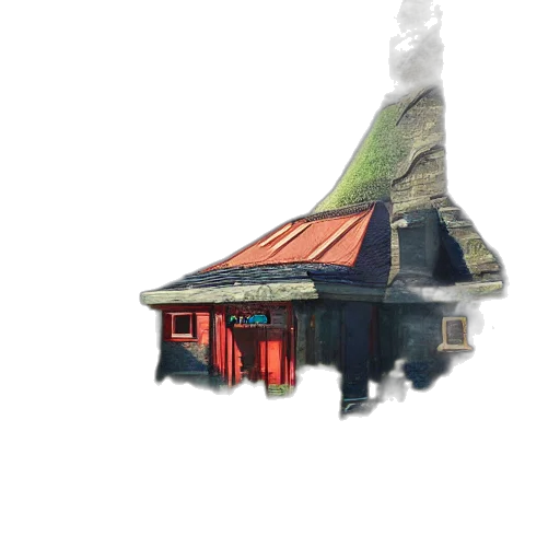 building, staff, hat, umbrella transparent PNG cut-out