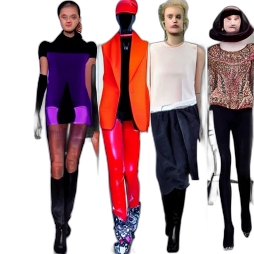 concept art, cyberpunk, neon, dark transparent PNG cut-out