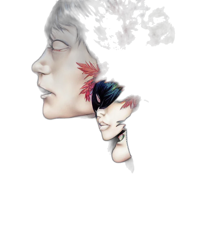 mask, face, dragon, creature, watercolor, concept art, fantasy art, anime transparent PNG cut-out