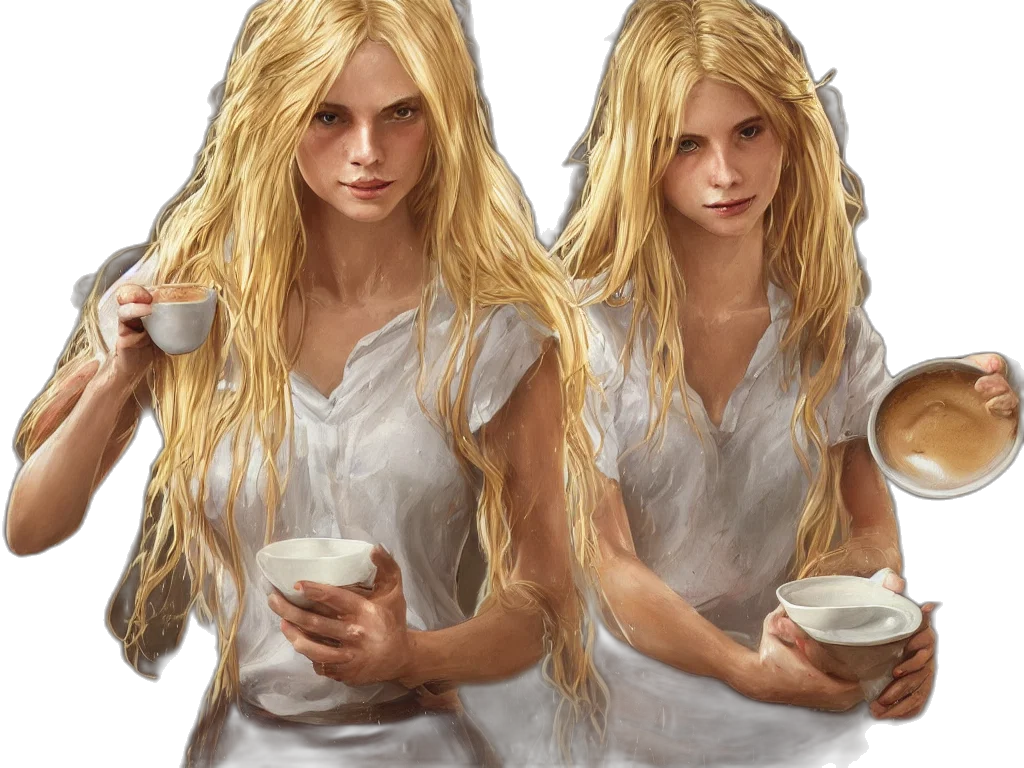 hair, concept art, fantasy art, photorealistic transparent PNG cut-out