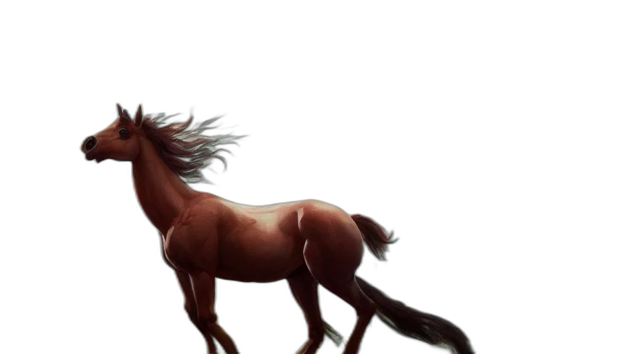 animal, hair, creature, staff, photorealistic, concept art, fantasy art, 3d render transparent PNG cut-out