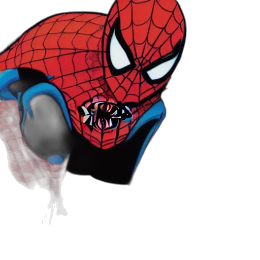 mask, creature, concept art, comic book art, 3d render, photorealistic, page, spiderman transparent PNG cut-out