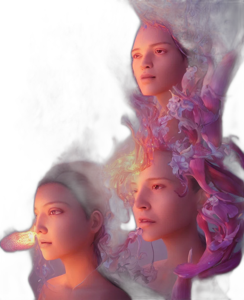 crown, face, hair, dragon transparent PNG cut-out