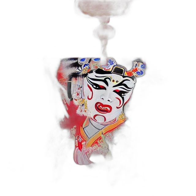 jewelry, mask, 3d render, beautiful transparent PNG cut-out