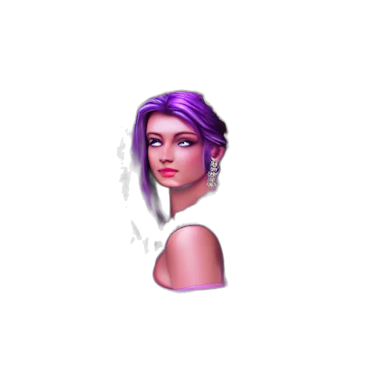 jewelry, face, hair, pixel art, vaporwave, fantasy art, photorealistic, pastel transparent PNG cut-out