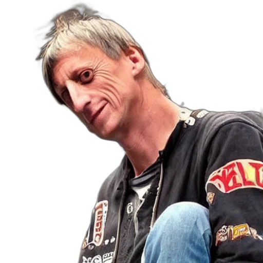 jacket, face, tony, hawk transparent PNG cut-out