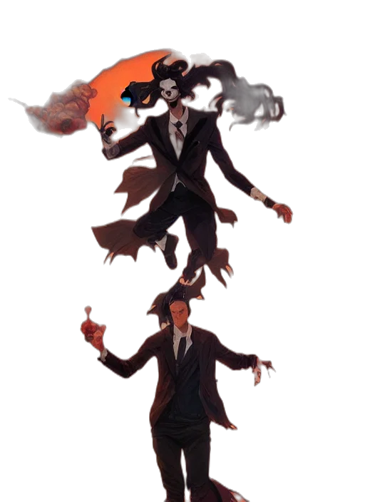 staff, mask, concept art, pixel art transparent PNG cut-out