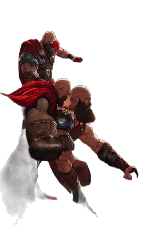 sword, weapon, concept art, fantasy art, comic book art, 3d render, red, kratos transparent PNG cut-out