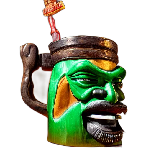 crown, staff, hat, face transparent PNG cut-out