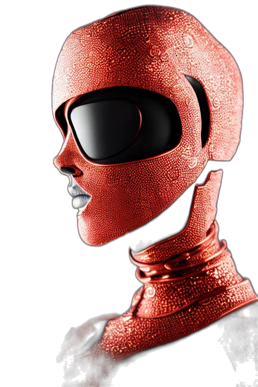 mask, robot, face, jewelry transparent PNG cut-out