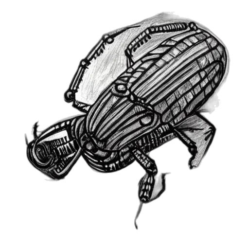 robot, creature, jacket, hat transparent PNG cut-out