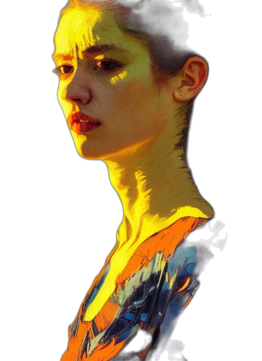 face, robot, mask, creature transparent PNG cut-out