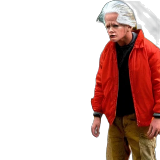 jacket, hat, creature, animal, concept art, 3d render, photorealistic, red transparent PNG cut-out