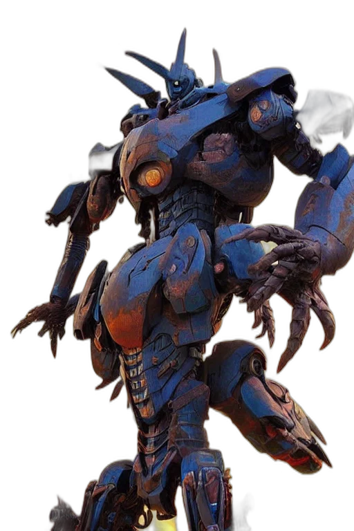 robot, dragon, weapon, creature transparent PNG cut-out