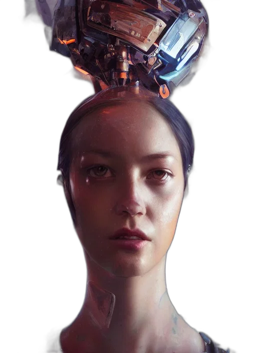 robot, crown, face, mask transparent PNG cut-out