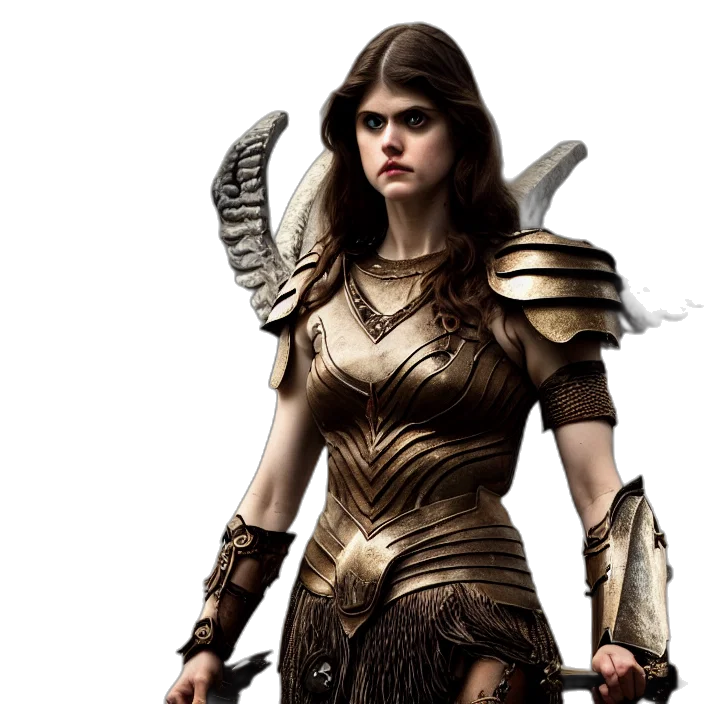 concept art, fantasy art, comic book art, 3d render transparent PNG cut-out