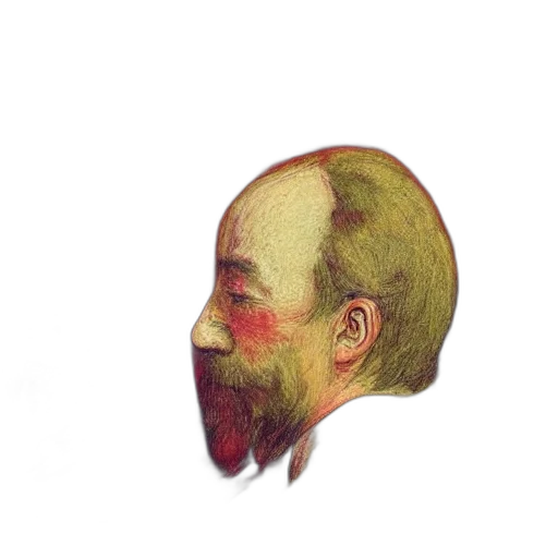 mask, face, hat, hair, photorealistic, watercolor, concept art, 3d render transparent PNG cut-out