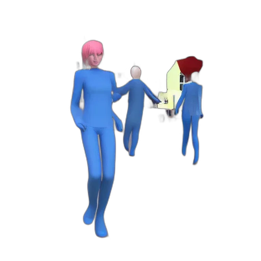 staff, 3d render, concept art, outer space transparent PNG cut-out