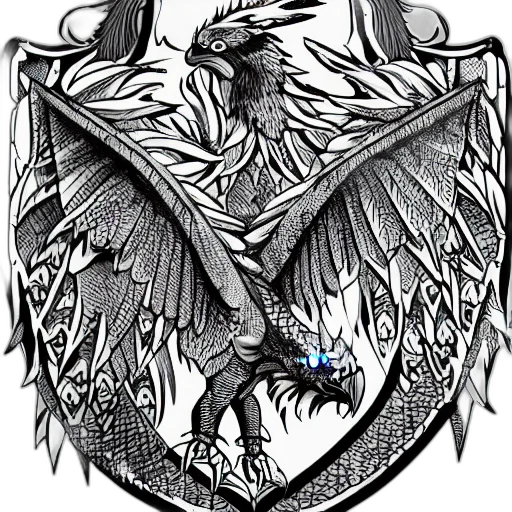 dragon, crown, staff, sword transparent PNG cut-out
