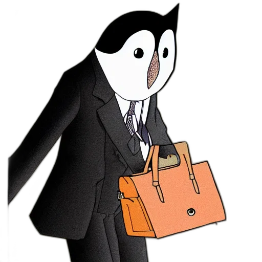 jacket, mask, staff, animal transparent PNG cut-out