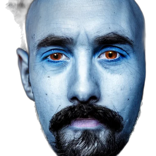 mask, face, creature, staff transparent PNG cut-out