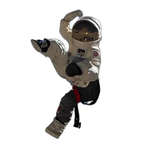 robot, staff, mask, jacket, concept art, 3d render, outer space, tony transparent PNG cut-out